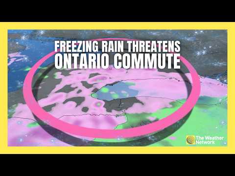 Freezing Rain Gives Way to Weekend Warmth in Southern Ontario | #forecast