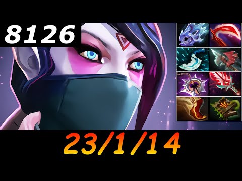 Dota 2 Templar Assassin 8126 MMR 23/1/14 (Kills/Deaths/Assists) Ranked Full Gameplay