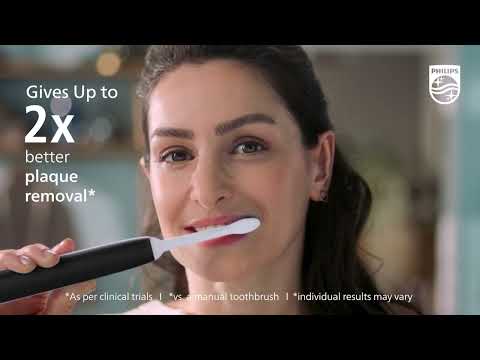 Philips Sonicare 3100 series elektrinis dantų šepetėlis HX3671/13, 14 dienų baterija life video