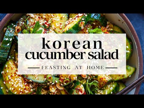 Cool & Crunchy Korean Cucumber Salad