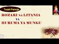 Tusali Rozari Ya Huruma Ya Mungu Na Litania Ya Huruma Ya Mungu Valeriana Simon