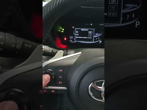Toyota Raize Blind spot Monitoring System Setting