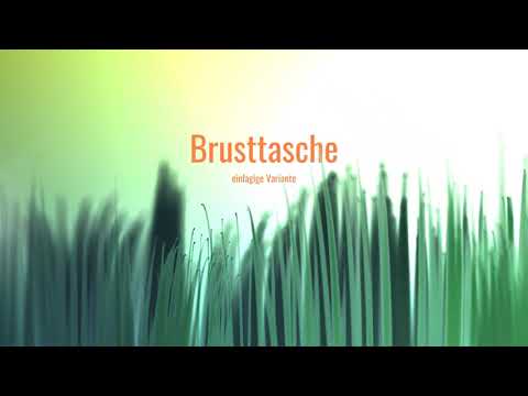 Brusttasche einlagig