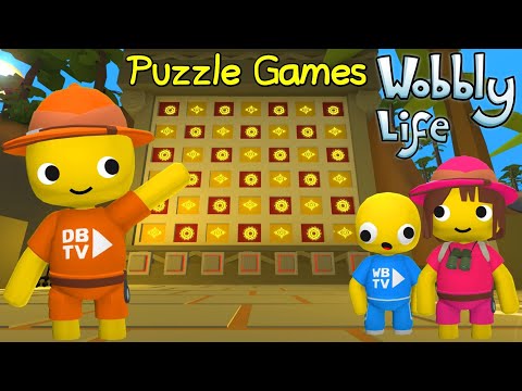WE FOUND PUZZLE GAMES IN WOBBLY LIFE UPDATE 0.7.5
