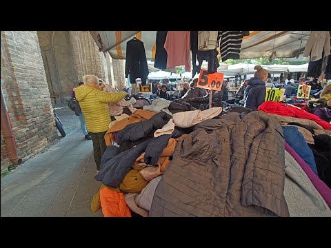 Parma, Italy  Market- 4k walking Tour