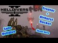 Helldivers 2 - Testing The New Airburst Rocket Launcher (Solo Helldive) (All Clear)