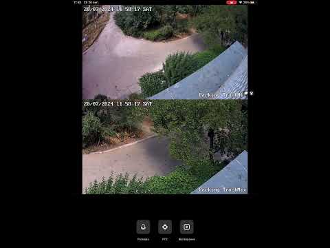 Демонстрація роботи відеокамери Reolink TrackMix в режимі автотрекінгу