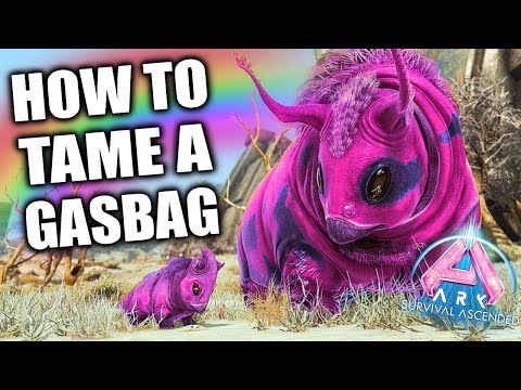 ARK Extinction HOW TO TAME A GASBAG | Gasbag Taming Guide