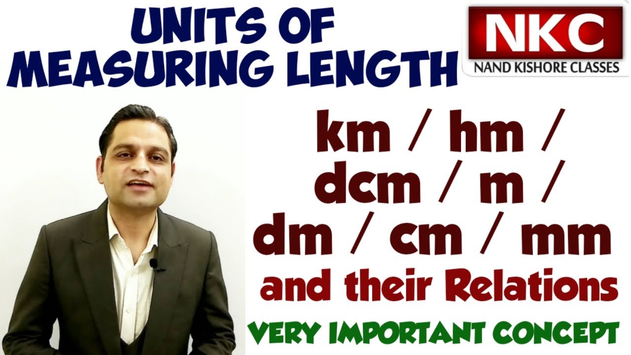 Units of Measuring Length | km/hm/dcm/m/dm /cm/mm and their Relations | Very Important Concept