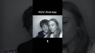 Their first kiss became a memory forever 💫💋 #kiss