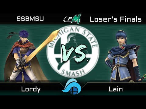 Project MSU Singles Losers Finals - Lordy (Ike) vs. Lain (Marth/Fox)