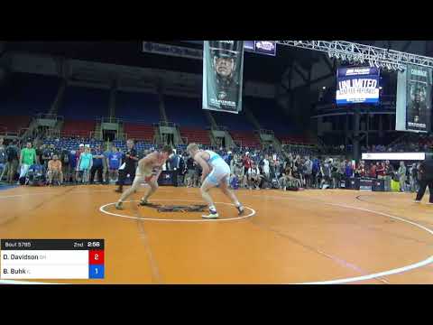 195 Lbs Consi Of 64 #2 - Dillonn Davidson, Ohio Vs Bryson Buhk, Illinois D041
