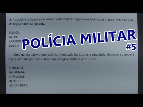 POLÍCIA MILITAR #5 - QUESTÕES DE CONCURSOS ANTERIORES!!