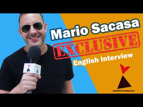 Mario Sacasa Nicaraguan Singer-English Interview | orgullonicaraguense