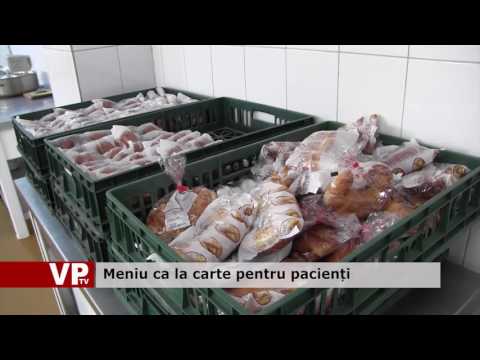 Meniu ca la carte pentru pacienți