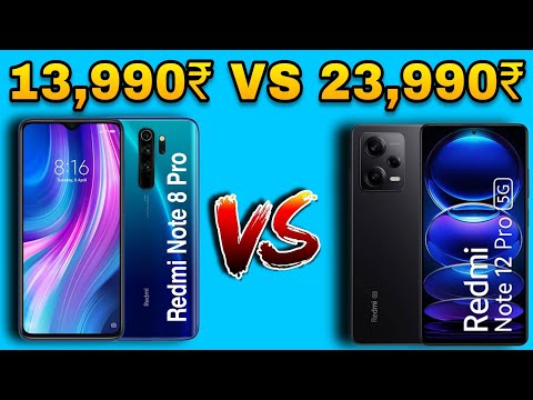 🔥Redmi Note 12 Pro 5G ⚡VS Redmi Note 8 Pro Specs Compare🔥 #redminote12pro #redminote8pro