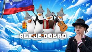 Reacting na pingvine po slovensko