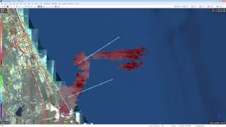 Melbourne, FL Radar, SpaceX Falcon9 Debris