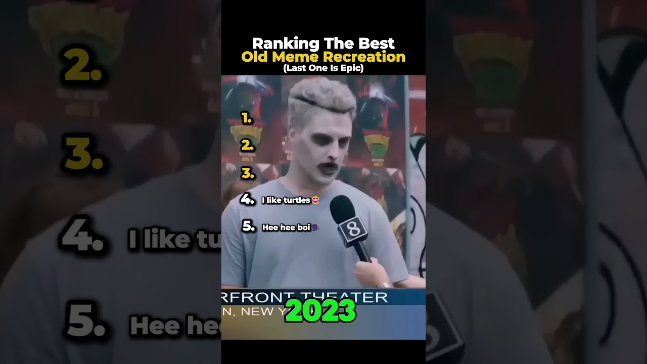 Ranking The Best Old Memes Recreation 3 #memes