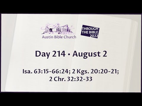 Through the Bible 2022 (Day 214)