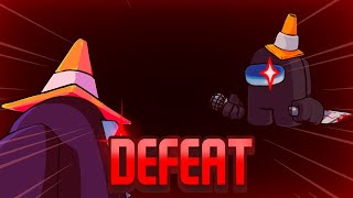 Cover art for Defeat but Black v3 vs Black v4 (FNF COVER)