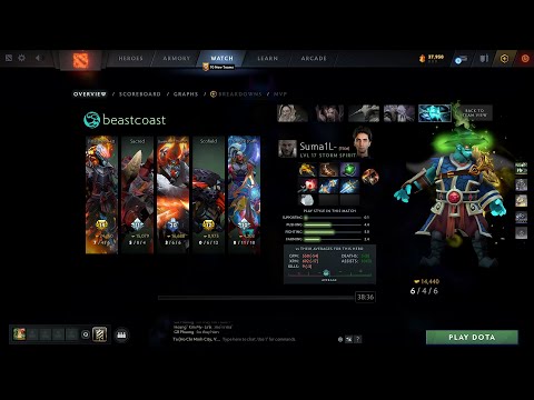 dota2fullmatch 2 - sumail- storm spirit - beastcoast vs Secret