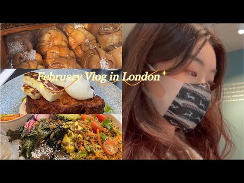 Feb Vlog | London | UCL uni student | My life outside of school | Featuring many cafés