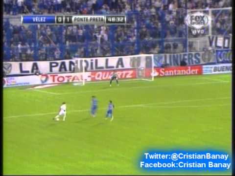 Velez 0 Ponte Preta 2 (Relato Carlos Martino) Copa Sudamericana 2013 Los goles (7/11/2013))