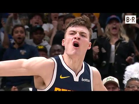 Christian Braun Throws Down Back-to-Back Dunks vs. TWolves - Crazy Sequence
