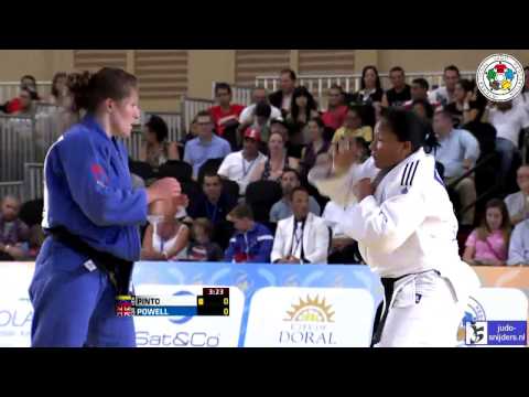 Judo 2013 Grand Prix Miami: Pinto (VEN) - Powell (GBR) [-78kg] bronze