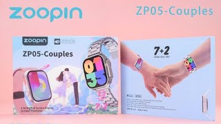Stay Connected in Style with Zoopin Zpo5 - The Perfect Couples Smart Watch! ⌚❤️