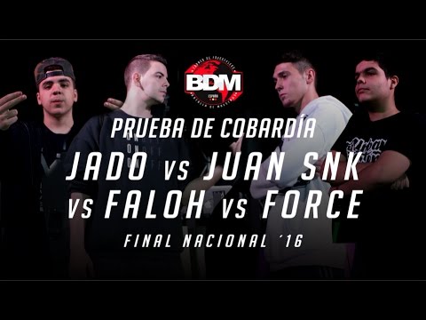 JUAN SNK vs JADO vs FORCE vs FALOH BDM Gold España 2016 PRUEBA DE COBARDÍA