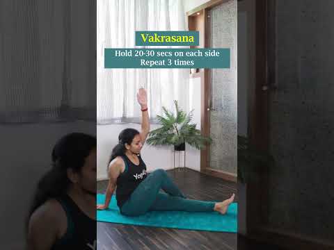 Easy poses to get rid of ovarian cysts #shorts