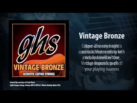 GHS Strings - Vintage Bronze Acoustic Strings