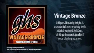 Video thumbnail for GHS Strings - Vintage Bronze Acoustic Strings by GHS Strings