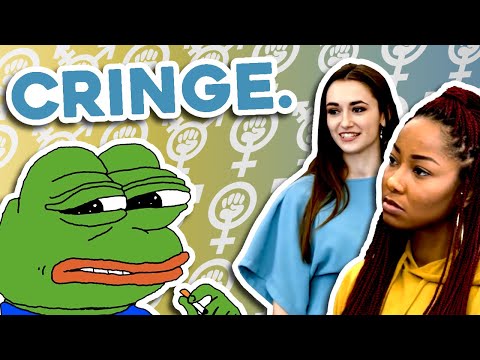 watching two feminists be cringe for 15 minutes straight