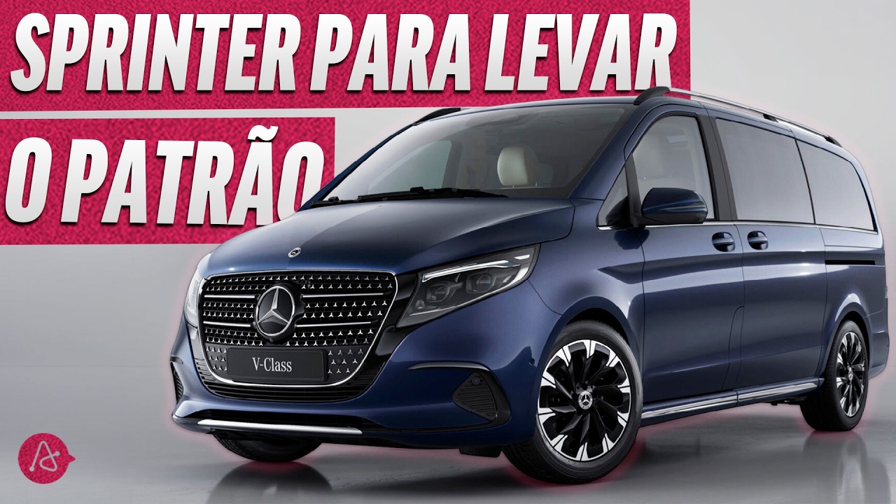MERCEDES BENZ CLASSE V APOSTA EM LUXO E ELETRIFICAÇÃO ANTES QUE CHINESAS DOMINEM O SEGMENTO