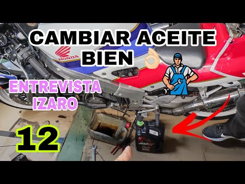 12 LIMPIAR MOTOR X DENTRO🚰 CAMBIAR ACEITE Y FILTRO👱‍♀️Entrevista IZARO🚀 HONDA VFR 400R NC30