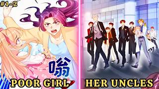 P1-2. Poor girl, subjected to cruel abuse by stepmother, was rescued by 8 uncles | Manhwa Recap