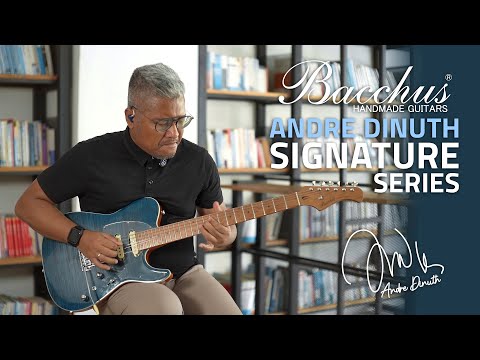 Bacchus Tactics24 RSM/M Andre Dinuth Signature - Transparent Blueburst image 14