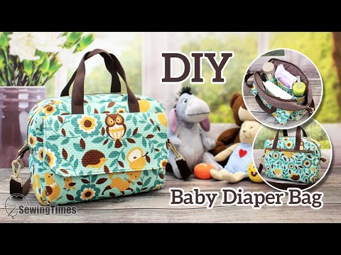 DIY Baby Diaper Bag | Making Multi Poket Travel Bag [sewingtimes]