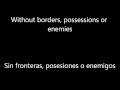 While she sleeps Four walls Lyrics