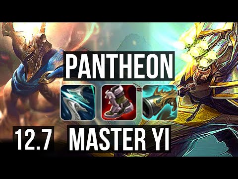 PANTHEON vs MASTER YI (JNG) | 2.0M mastery, 1100+ games, Dominating | BR Diamond | 12.7