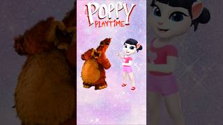 POPPY PLAYTIME EDIT BY MY TALKING ANGELA 2 #mytalkingangela2 #shorts #trending #poppyplaytime #viral