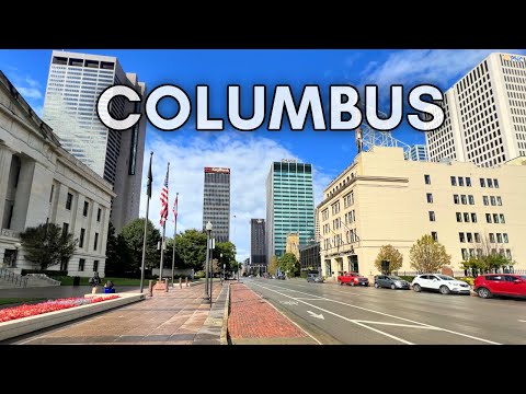 The real streets of COLUMBUS, OHIO - 4K Downtown Walking Tour