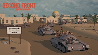 British Counterattack near Tobruk | Second Front Gameplay