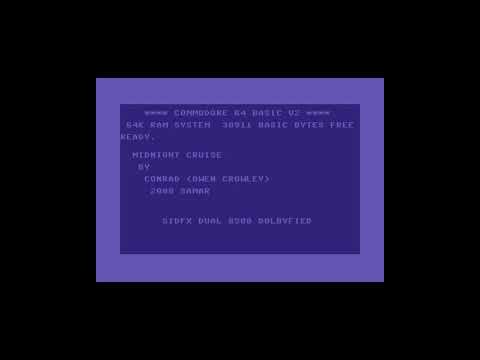 2SID music: Conrad - Midnight Cruise (SIDFX dual 8580🎧Dolbyfied)