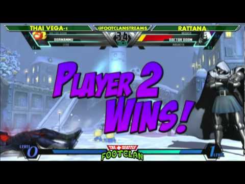 206 Tuesdays #3 - GF UMvC3 - Thai Vega vs Rattana
