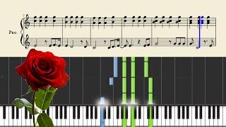 Bette Midler - The Rose - Piano Tutorial + SHEETS