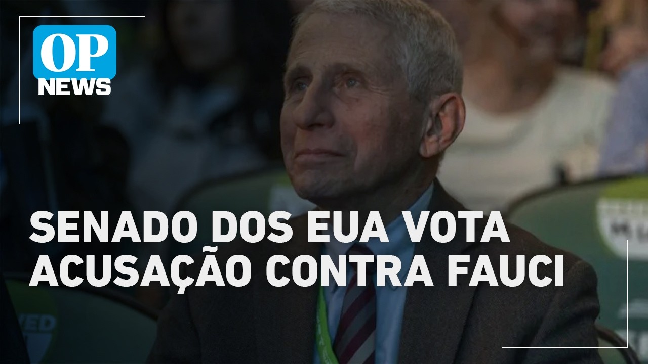 Senado dos EUA analisa acusação por desacato contra Fauci por silêncio sobre Covid 